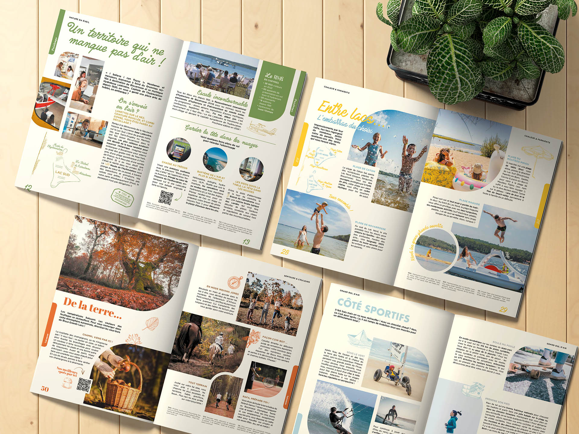 création magazine destination bisca grands lacs