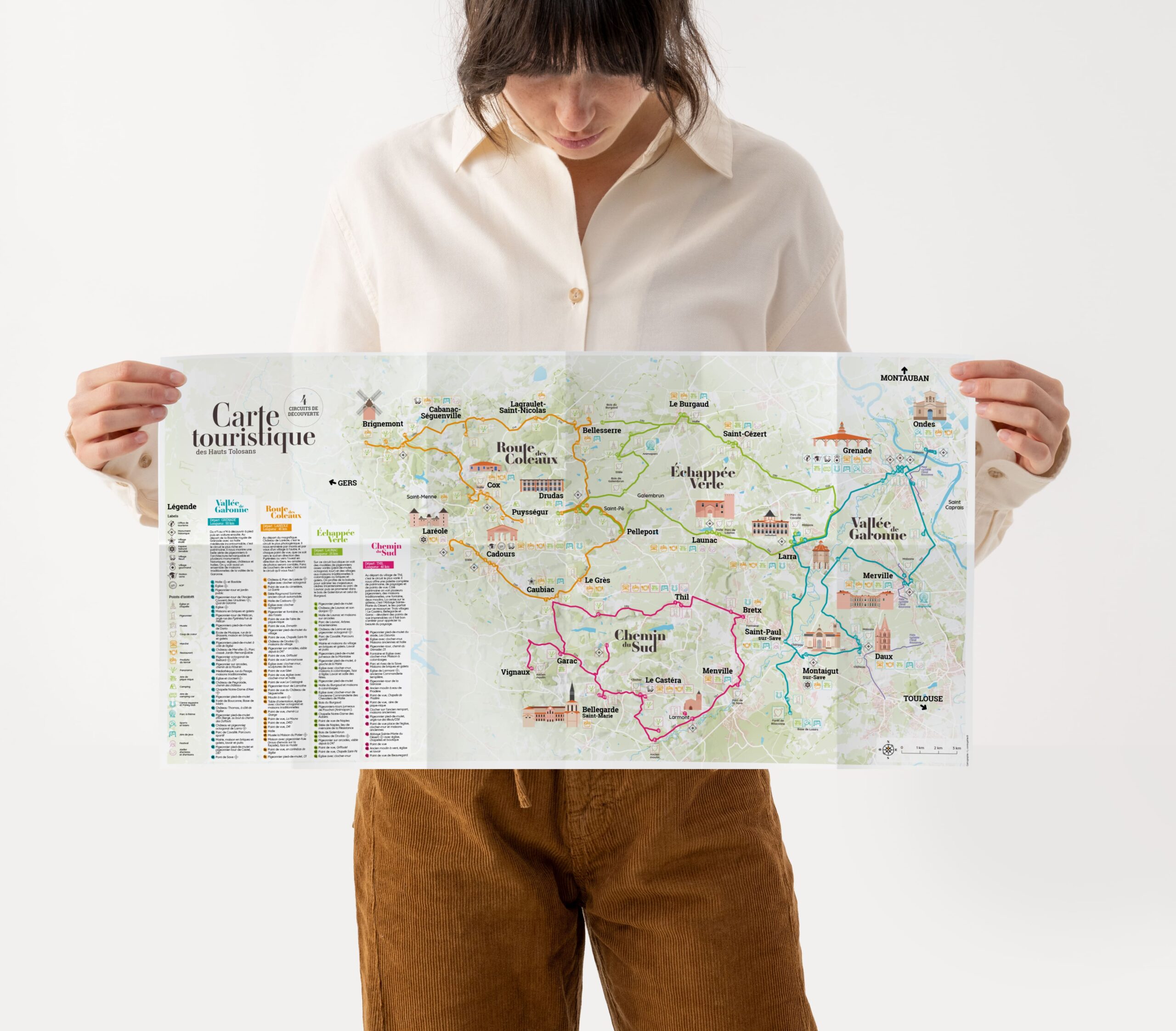 création carte touristique office de tourisme