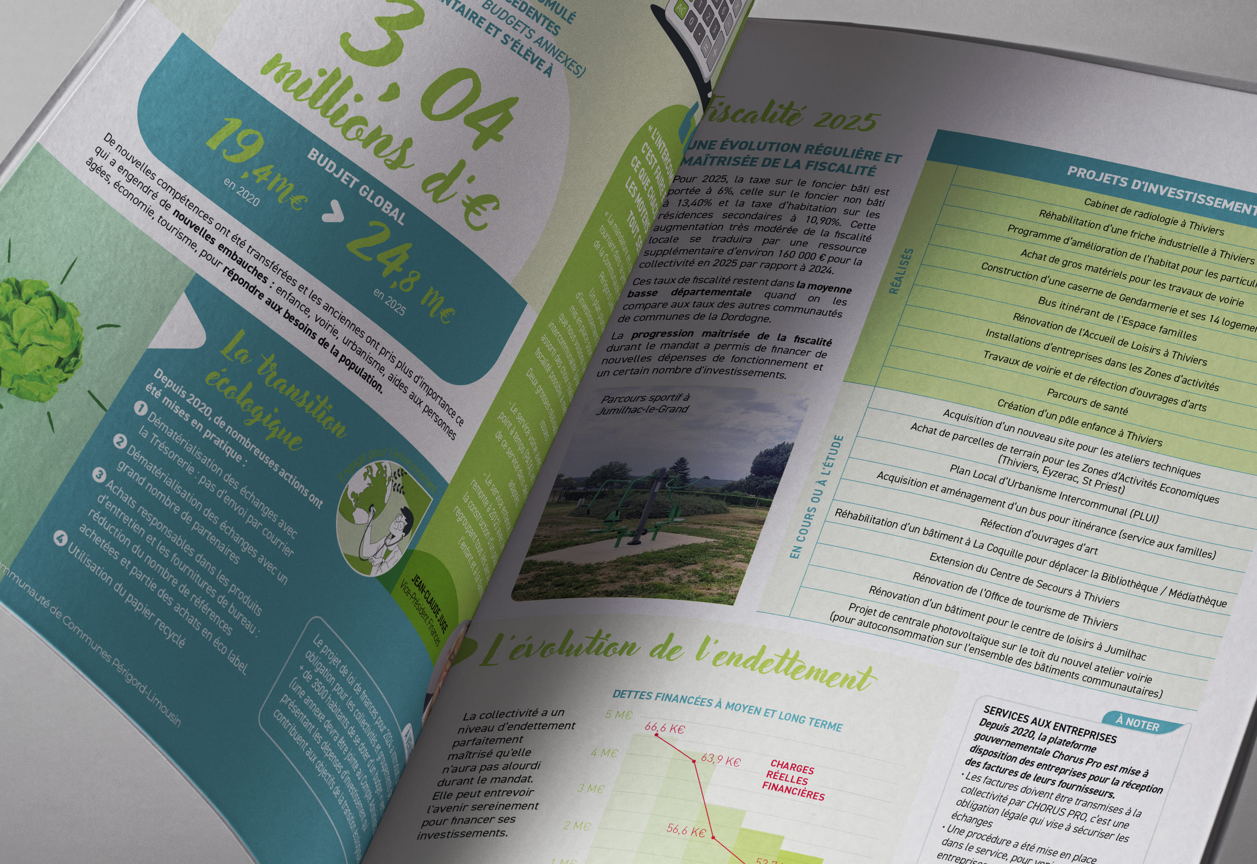 création brochure cdc périgord limousin