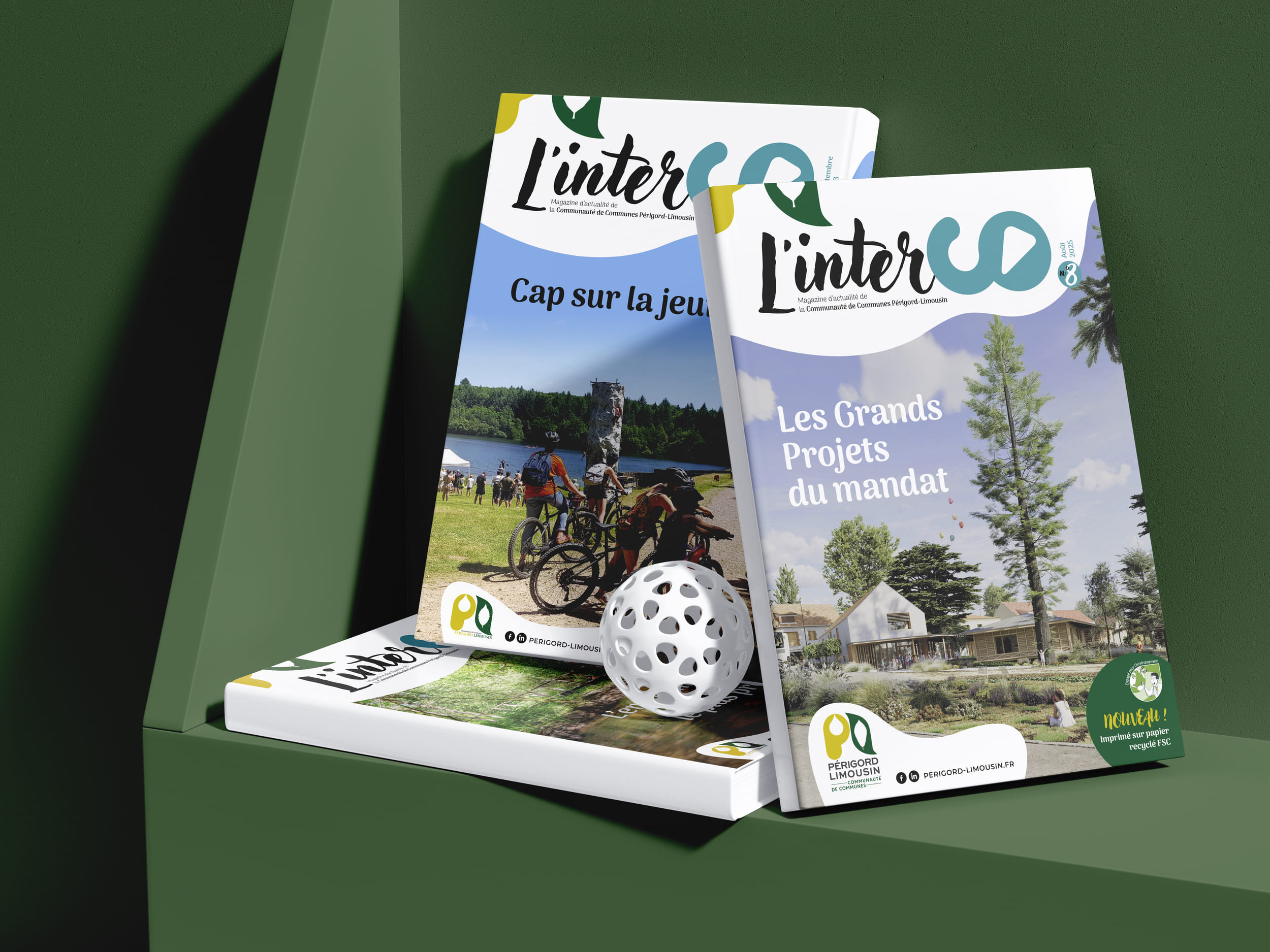 réalisation brochure CDC Périgord Limousin